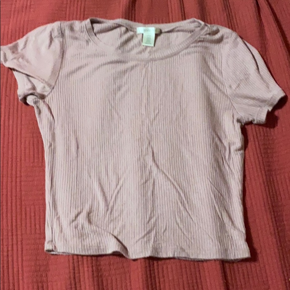 Robbed cropped tshirt